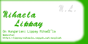mihaela lippay business card